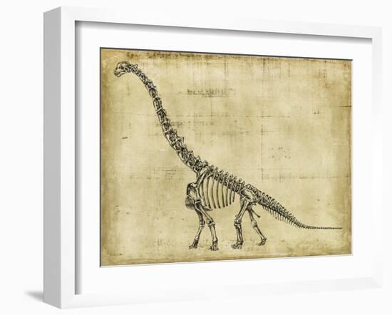 Brachiosaurus Study-Ethan Harper-Framed Art Print