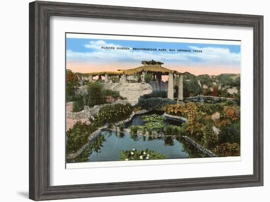 Brackenridge Park, San Antonio, Texas-null-Framed Art Print