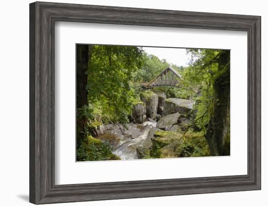 Bracklinn Falls, Callander, Loch Lomond and Trossachs National Park, Stirling, Scotland, UK-Gary Cook-Framed Photographic Print