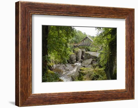 Bracklinn Falls, Callander, Loch Lomond and Trossachs National Park, Stirling, Scotland, UK-Gary Cook-Framed Photographic Print