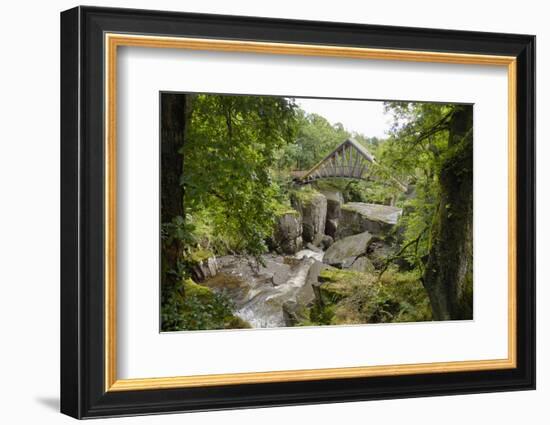 Bracklinn Falls, Callander, Loch Lomond and Trossachs National Park, Stirling, Scotland, UK-Gary Cook-Framed Photographic Print