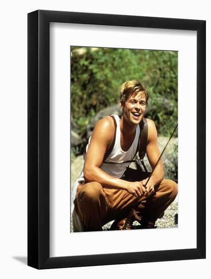 BRAD PITT. "A RIVER RUNS THROUGH IT" [1992], directed by ROBERT REDFORD.-null-Framed Photographic Print