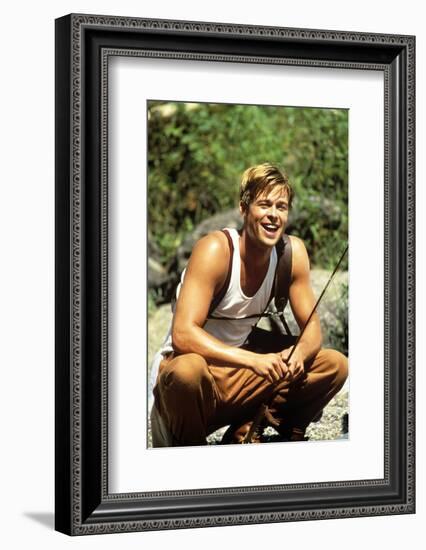 BRAD PITT. "A RIVER RUNS THROUGH IT" [1992], directed by ROBERT REDFORD.-null-Framed Photographic Print