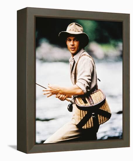 Brad Pitt - A River Runs Through It-null-Framed Stretched Canvas