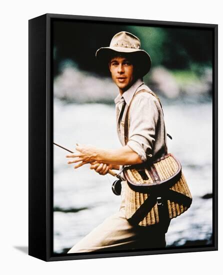 Brad Pitt - A River Runs Through It-null-Framed Stretched Canvas