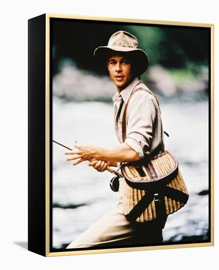 Brad Pitt - A River Runs Through It-null-Framed Stretched Canvas