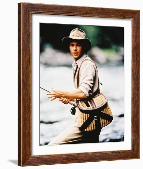 Brad Pitt - A River Runs Through It-null-Framed Photo