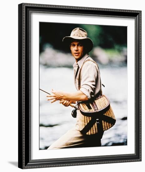 Brad Pitt - A River Runs Through It-null-Framed Photo