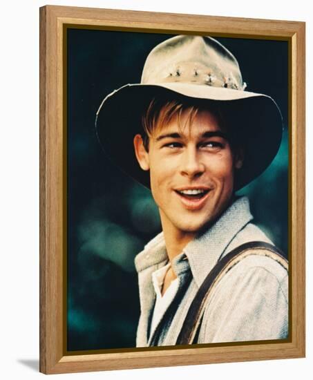Brad Pitt - A River Runs Through It-null-Framed Stretched Canvas