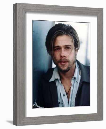 BRAD PITT. "Kalifornia" [1993], directed by DOMINIC SENA.-null-Framed Photographic Print