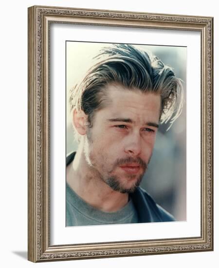 BRAD PITT. "Kalifornia" [1993], directed by DOMINIC SENA.-null-Framed Photographic Print