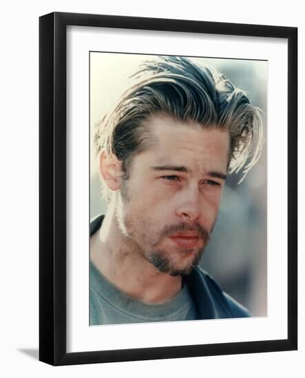 BRAD PITT. "Kalifornia" [1993], directed by DOMINIC SENA.-null-Framed Photographic Print