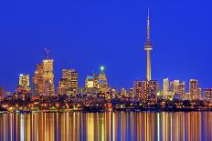 Toronto Skyline at Dusk-Brad Smith-Photographic Print