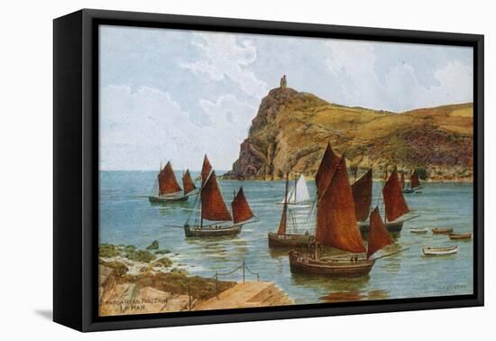 Bradda Head, Port Erin, I of Man-Alfred Robert Quinton-Framed Premier Image Canvas