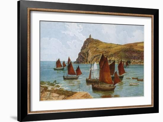 Bradda Head, Port Erin, I of Man-Alfred Robert Quinton-Framed Giclee Print