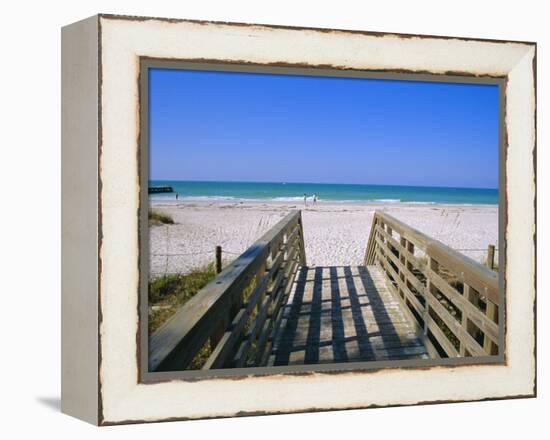 Bradenton Beach, Anna Maria Island, Gulf Coast, Florida, USA-Fraser Hall-Framed Premier Image Canvas