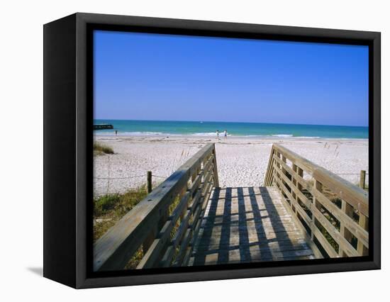 Bradenton Beach, Anna Maria Island, Gulf Coast, Florida, USA-Fraser Hall-Framed Premier Image Canvas