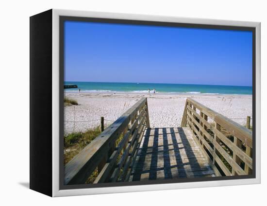 Bradenton Beach, Anna Maria Island, Gulf Coast, Florida, USA-Fraser Hall-Framed Premier Image Canvas