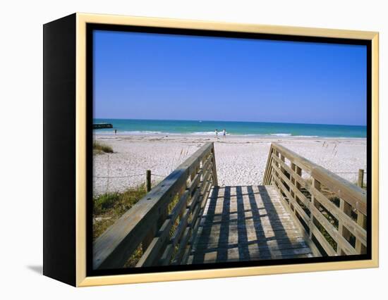 Bradenton Beach, Anna Maria Island, Gulf Coast, Florida, USA-Fraser Hall-Framed Premier Image Canvas