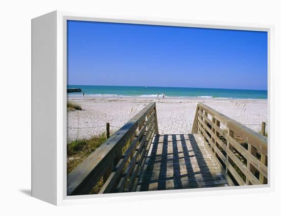 Bradenton Beach, Anna Maria Island, Gulf Coast, Florida, USA-Fraser Hall-Framed Premier Image Canvas