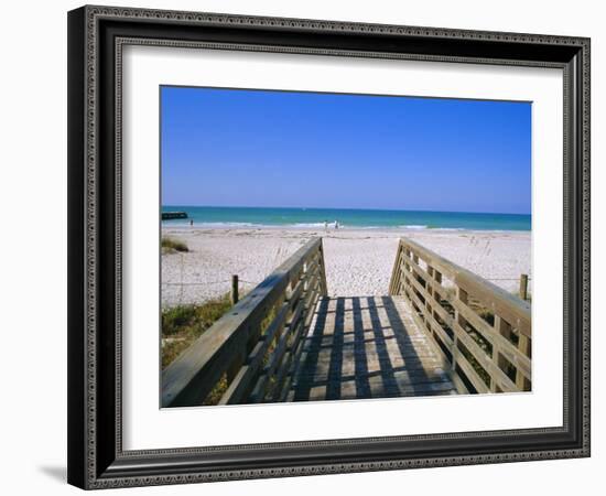 Bradenton Beach, Anna Maria Island, Gulf Coast, Florida, USA-Fraser Hall-Framed Photographic Print