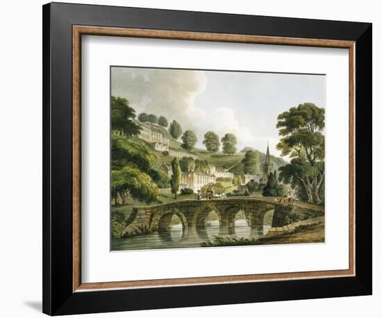 Bradford Old Bridge, Print Series, 1806-John Claude Nattes-Framed Giclee Print