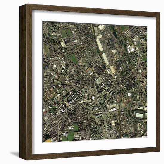 Bradford, UK, Aerial Image-Getmapping Plc-Framed Premium Photographic Print