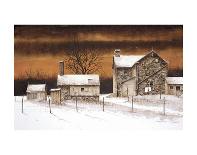 Evening at Knabb Farm-Bradley Hendershot-Stretched Canvas