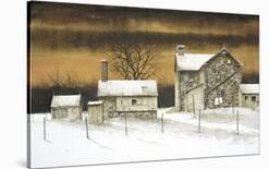 Evening at Knabb Farm-Bradley Hendershot-Stretched Canvas