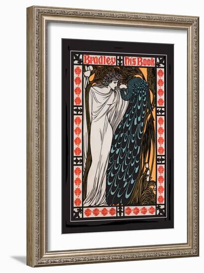 Bradley, His Book: The Kiss-Will H. Bradley-Framed Art Print