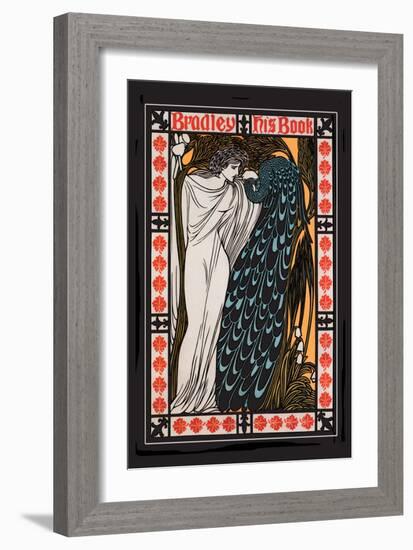 Bradley, His Book: The Kiss-Will H. Bradley-Framed Art Print