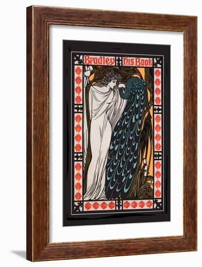 Bradley, His Book: The Kiss-Will H. Bradley-Framed Art Print