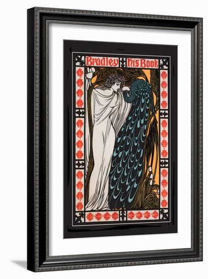 Bradley, His Book: The Kiss-Will H. Bradley-Framed Art Print