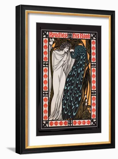 Bradley, His Book: The Kiss-Will H. Bradley-Framed Art Print