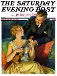 "Bridal Couple," Saturday Evening Post Cover, June 2, 1934-Bradshaw Crandall-Giclee Print