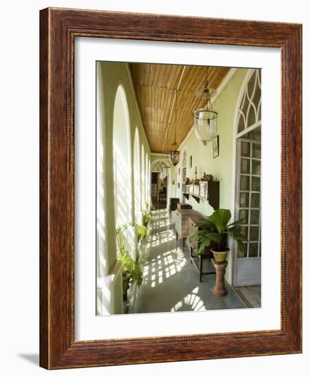 Braganza House, an Old Portuguese House, Goa's Largest Private Dwelling, Chandor, Goa, India-R H Productions-Framed Photographic Print