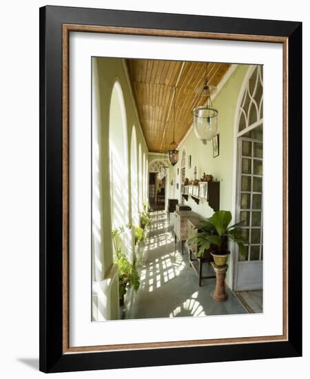 Braganza House, an Old Portuguese House, Goa's Largest Private Dwelling, Chandor, Goa, India-R H Productions-Framed Photographic Print