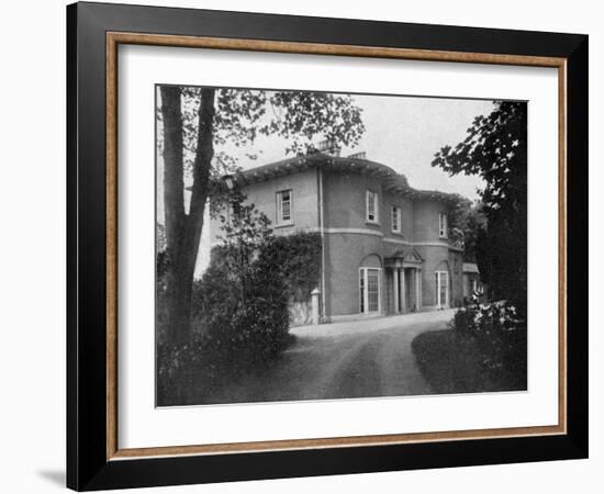 Braganza House, the Bishop's Palace, Carlow, Ireland, 1924-1926-Valentine & Sons-Framed Giclee Print