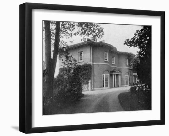 Braganza House, the Bishop's Palace, Carlow, Ireland, 1924-1926-Valentine & Sons-Framed Giclee Print