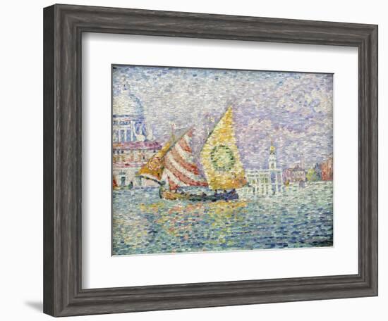 Bragozzo, Venice, 1905-Paul Signac-Framed Giclee Print