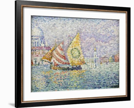 Bragozzo, Venice, 1905-Paul Signac-Framed Giclee Print