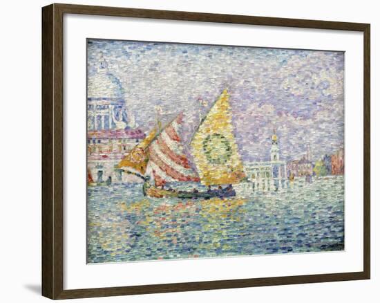 Bragozzo, Venice, 1905-Paul Signac-Framed Giclee Print