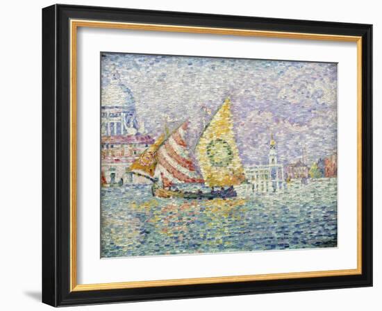 Bragozzo, Venice, 1905-Paul Signac-Framed Giclee Print