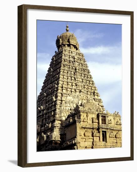 Brahadeeshwara Temple, UNESCO World Heritage Site, Thanjavur, Tamil Nadu, India, Asia-Balan Madhavan-Framed Photographic Print