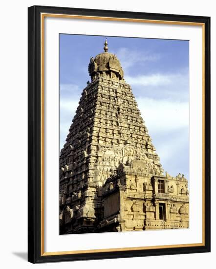 Brahadeeshwara Temple, UNESCO World Heritage Site, Thanjavur, Tamil Nadu, India, Asia-Balan Madhavan-Framed Photographic Print