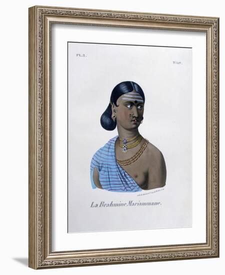 Brahmin Mariamman, 1828-Marlet et Cie-Framed Giclee Print