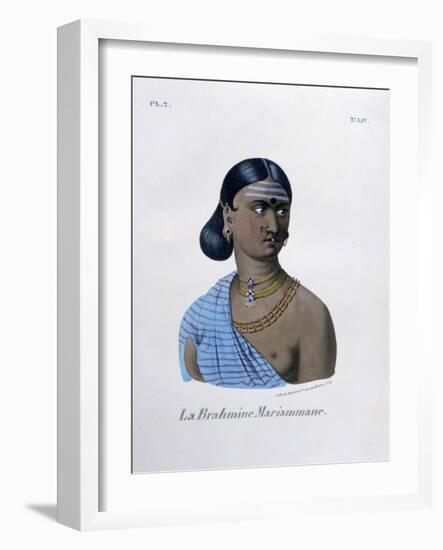 Brahmin Mariamman, 1828-Marlet et Cie-Framed Giclee Print