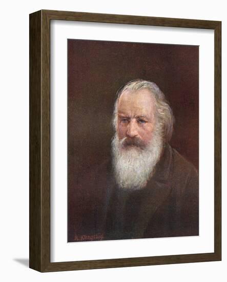 Brahms-Rudolf Klingsbogl-Framed Art Print