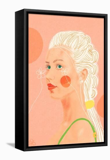 Braid Beauty-Gigi Rosado-Framed Premier Image Canvas