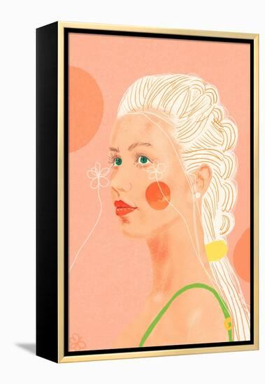 Braid Beauty-Gigi Rosado-Framed Premier Image Canvas